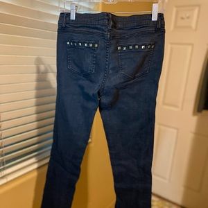 Forever 21 Studded Embellished Black Denim Jeans